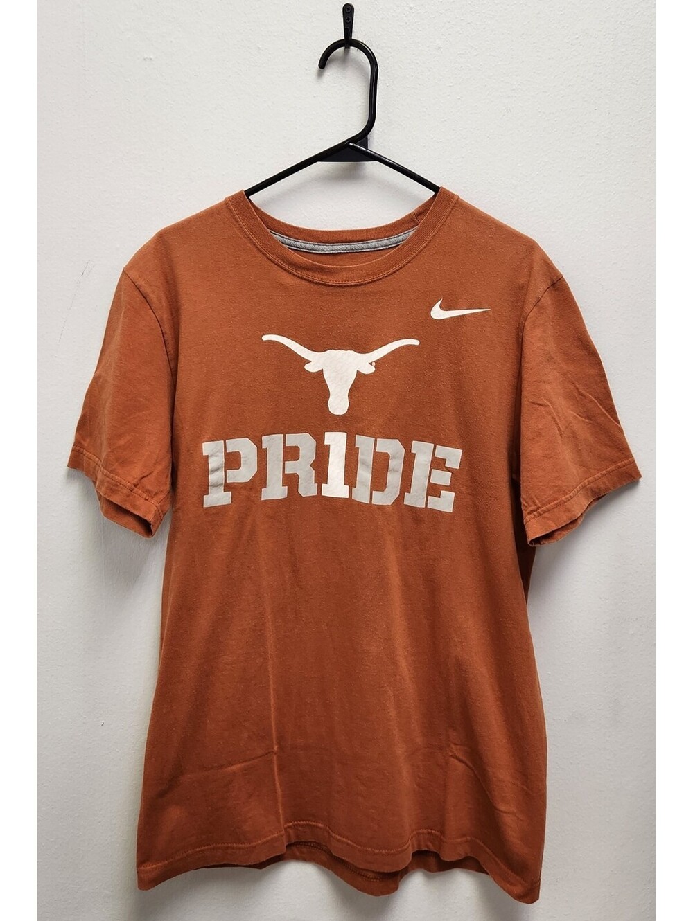 Nike Texas Longhorns T Shirt Mens Medium Burnt Orange PRIDE Graphic Short Sleeve